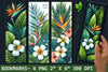 Tropical Leaves Bookmark Tropical Bookmark