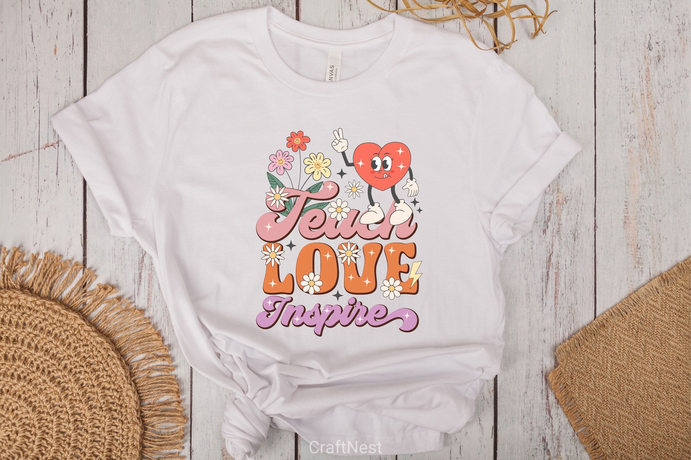 Teach Love Inspire Clipart Bundle 4 - CraftNest - Digital Crafting and Art