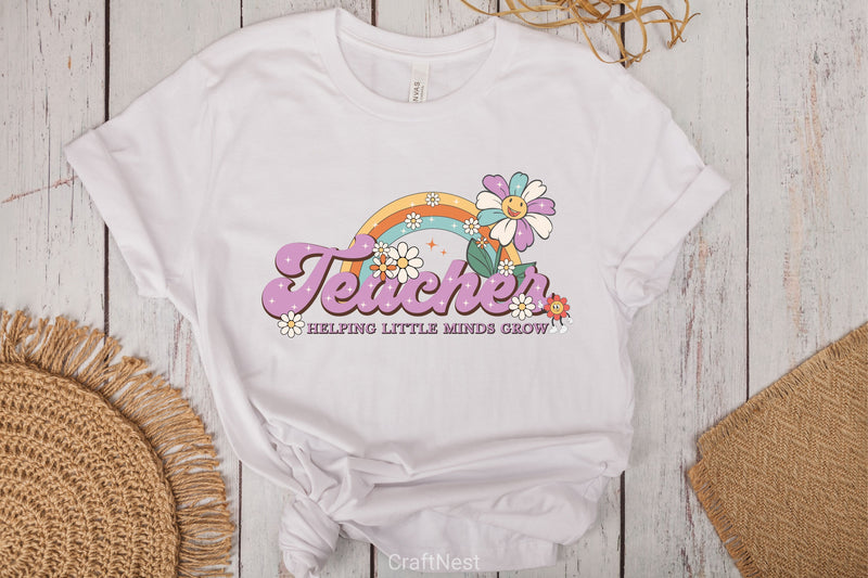 Teacher Helping Little Minds Grow Clipart Bundle - CraftNest - Digital Crafting and Art