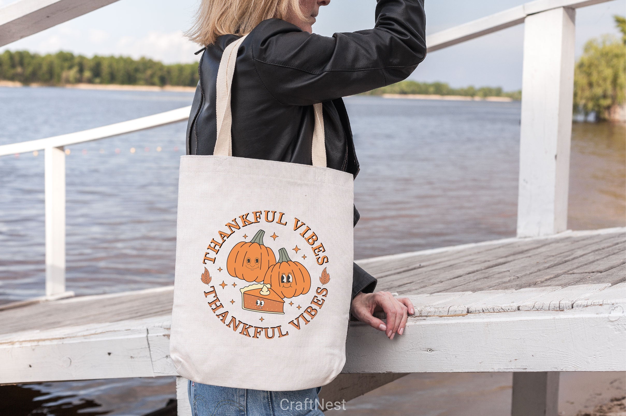 Thankful Vibes SVG Bundle 1 - CraftNest - Digital Crafting and Art