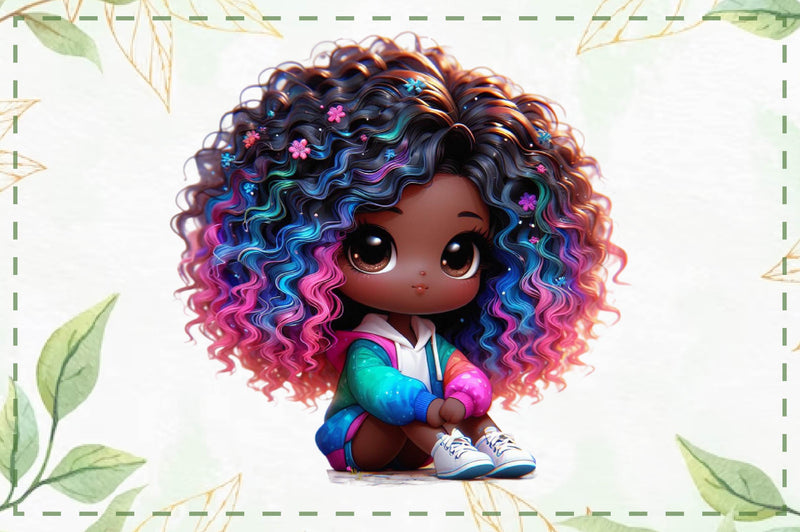 Baby Chibi Baby Girl Clipart Bundle 6 - CraftNest - Digital Crafting and Art