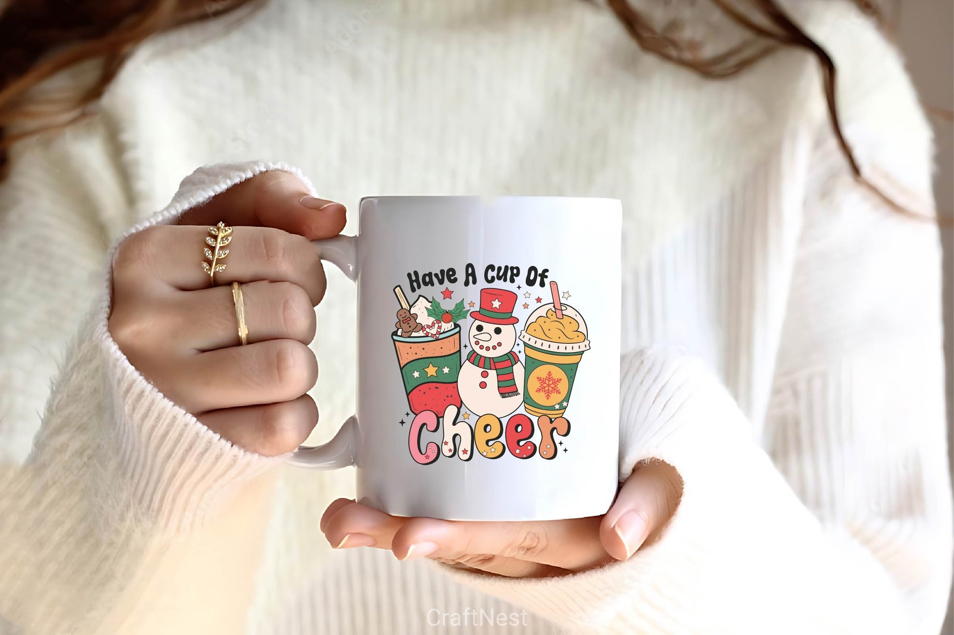 Have A Cup Of Cheer Clipart Bundle - CraftNest - Digital Crafting and Art