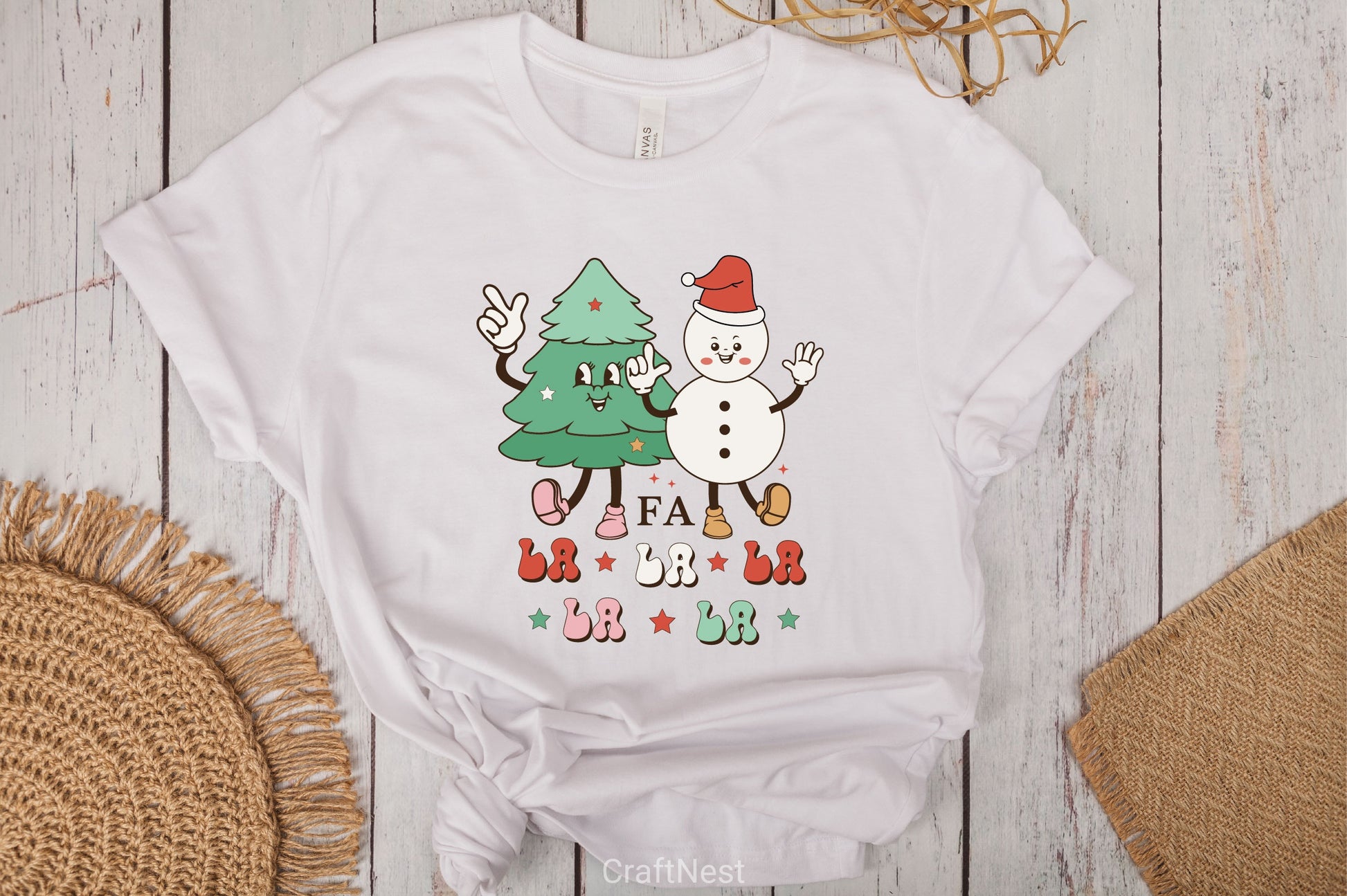 Fa La La La SVG Bundle - CraftNest - Digital Crafting and Art