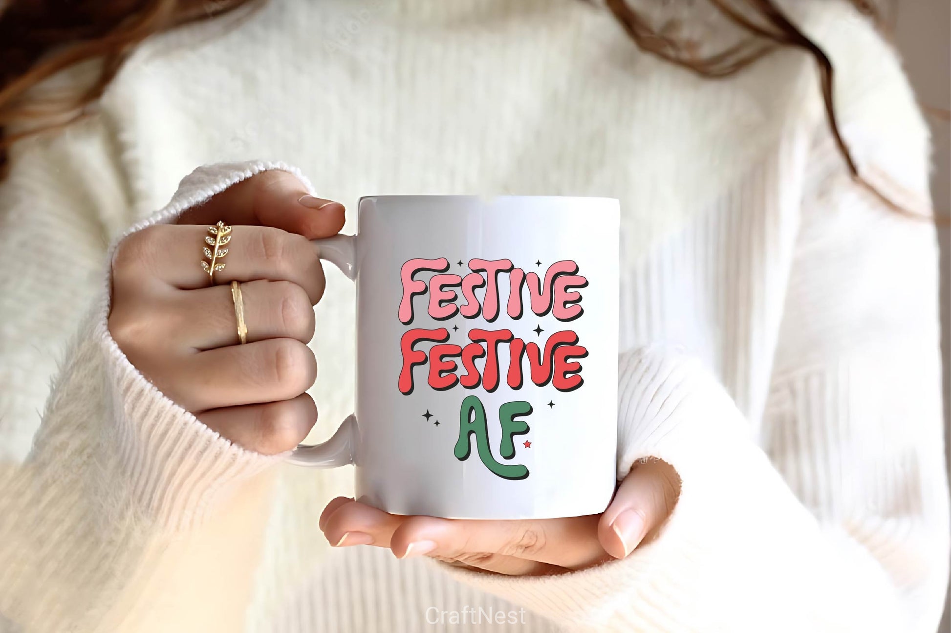 Festive AF Clipart Bundle - CraftNest - Digital Crafting and Art