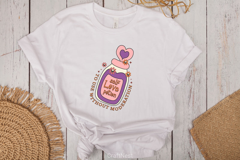 Self Love Potion To Use Without Moderation SVG Bundle - CraftNest - Digital Crafting and Art