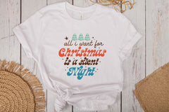 All I Want For Christmas Is A Silent Night SVG Bundle - CraftNest - Digital Crafting and Art