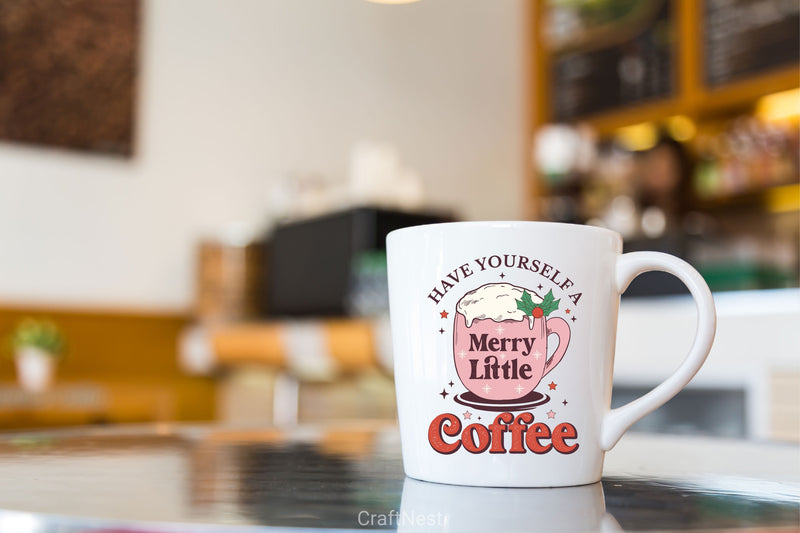 Have Yourself A Merry Little Coffee Clipart Bundle - CraftNest - Digital Crafting and Art
