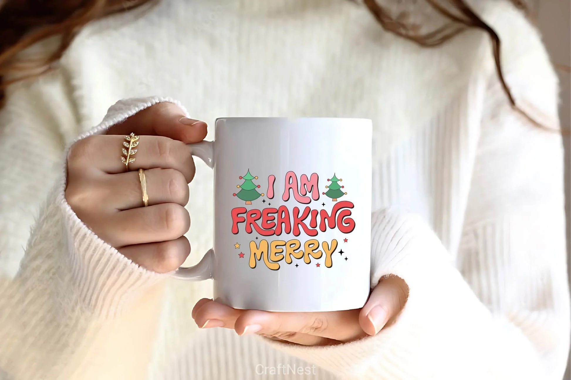 I Am Freaking Merry Clipart Bundle - CraftNest - Digital Crafting and Art