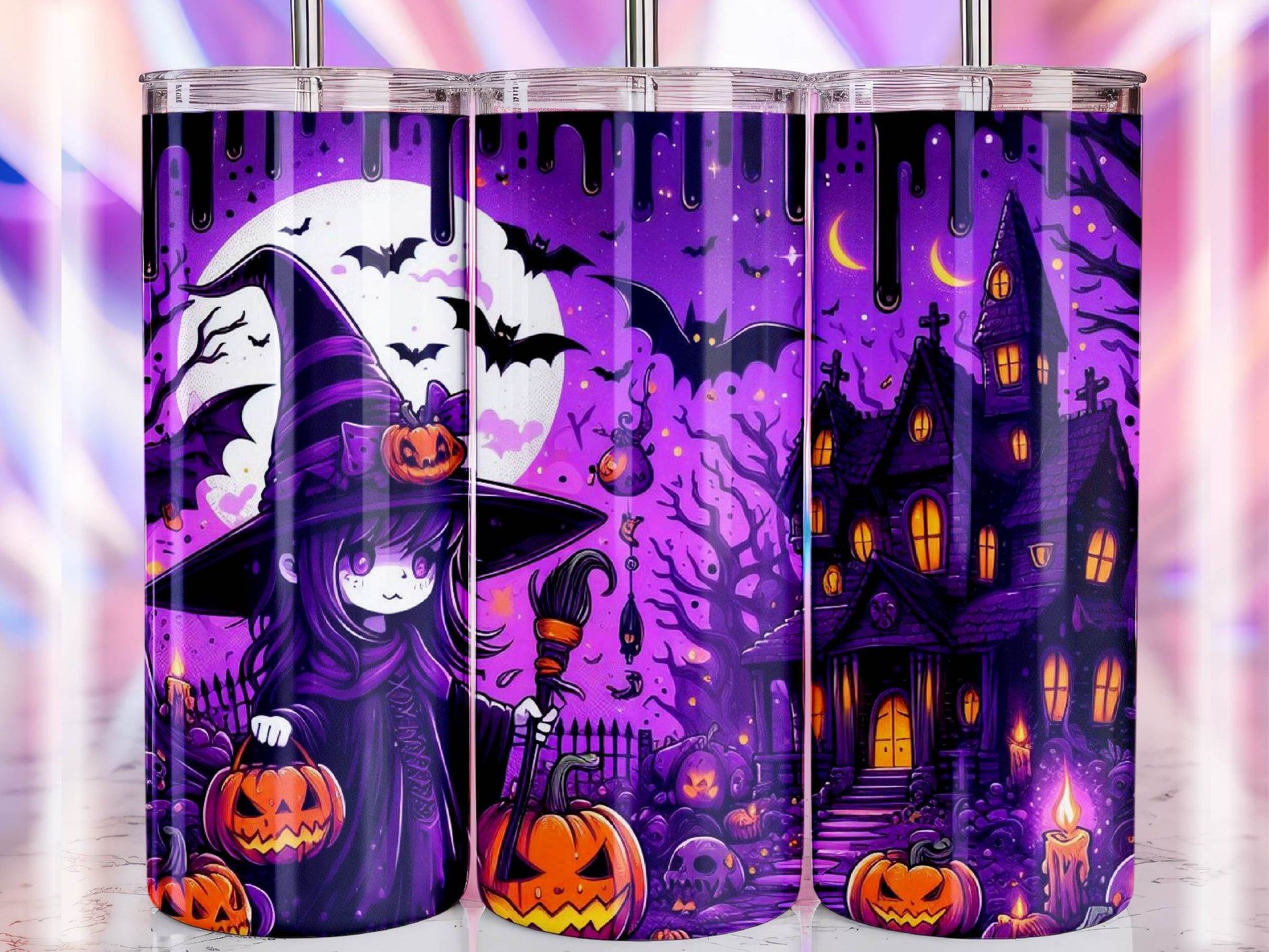 Halloween Witch Tumbler Bundle 1 - CraftNest - Digital Crafting and Art