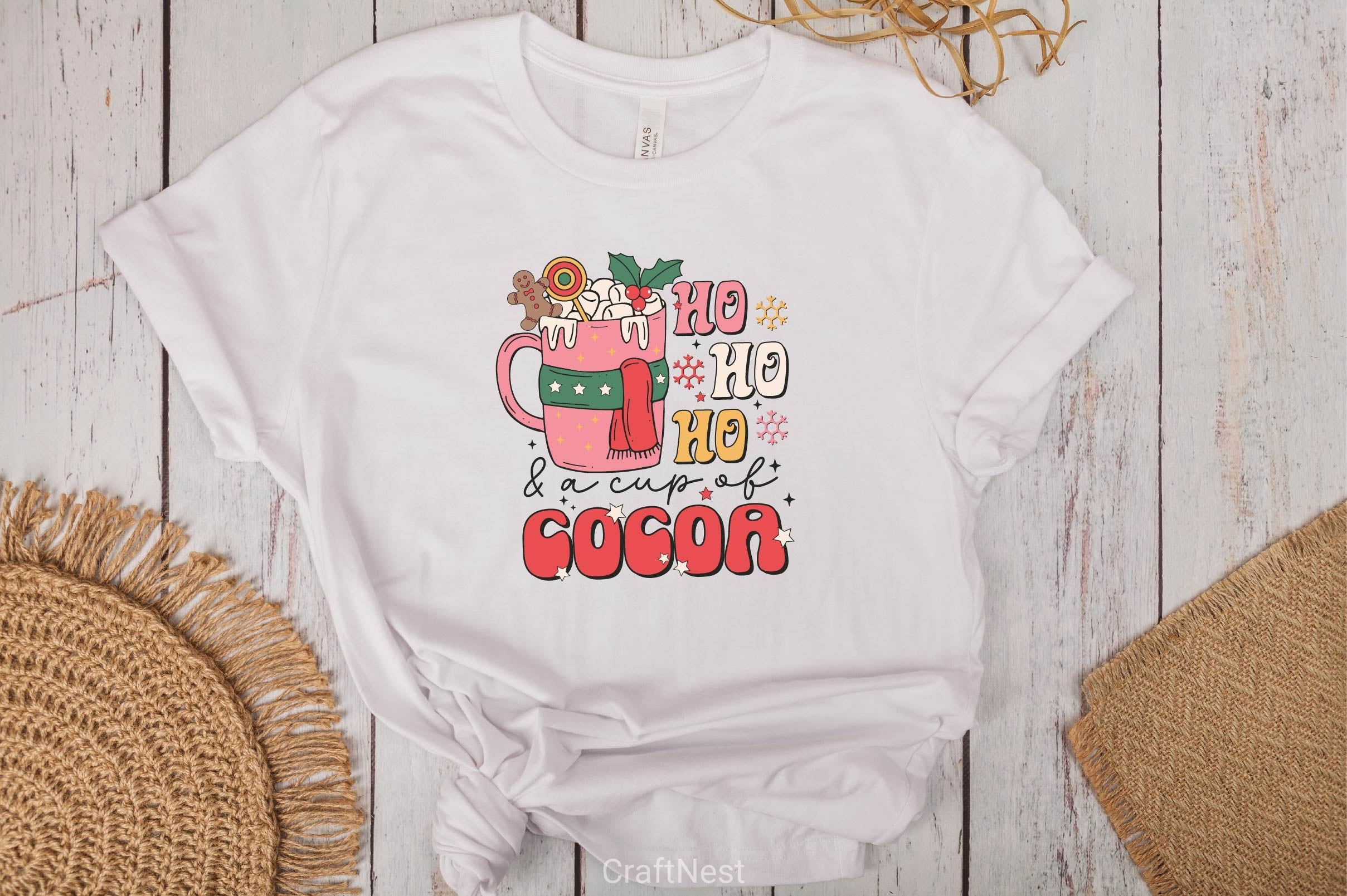 Ho Ho Ho A Cup Of Cocoa Clipart Bundle - CraftNest - Digital Crafting and Art