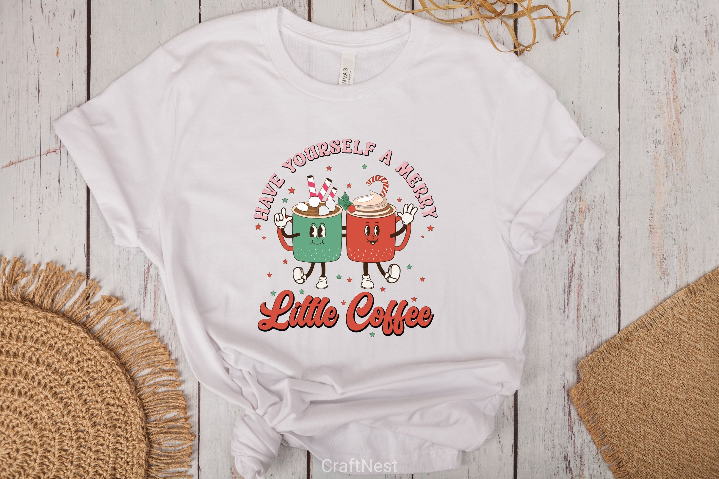 Have Yourself A Merry Little Coffee SVG Bundle - CraftNest - Digital Crafting and Art
