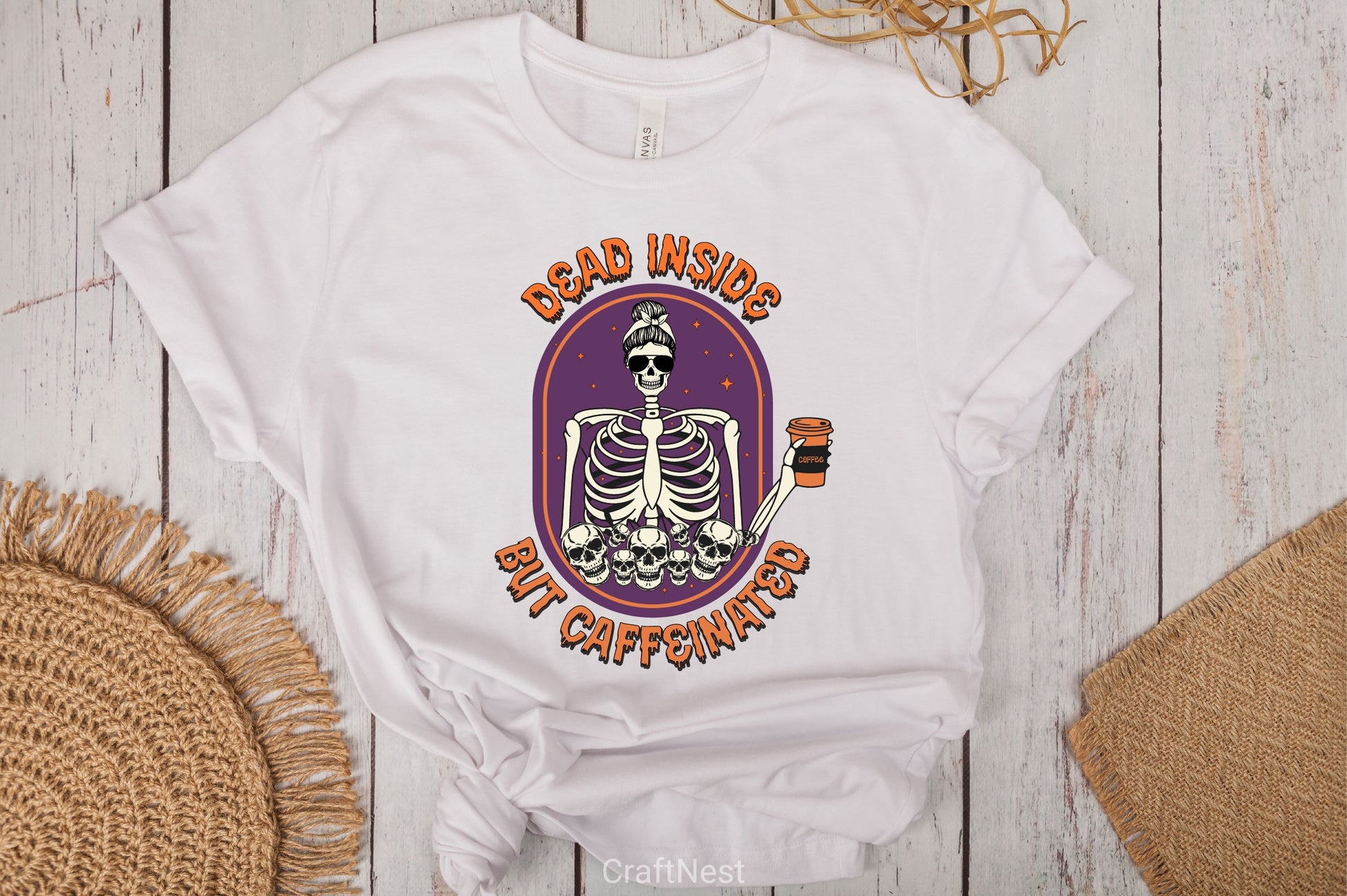 Dead Inside But Caffeinated SVG Bundle - CraftNest - Digital Crafting and Art