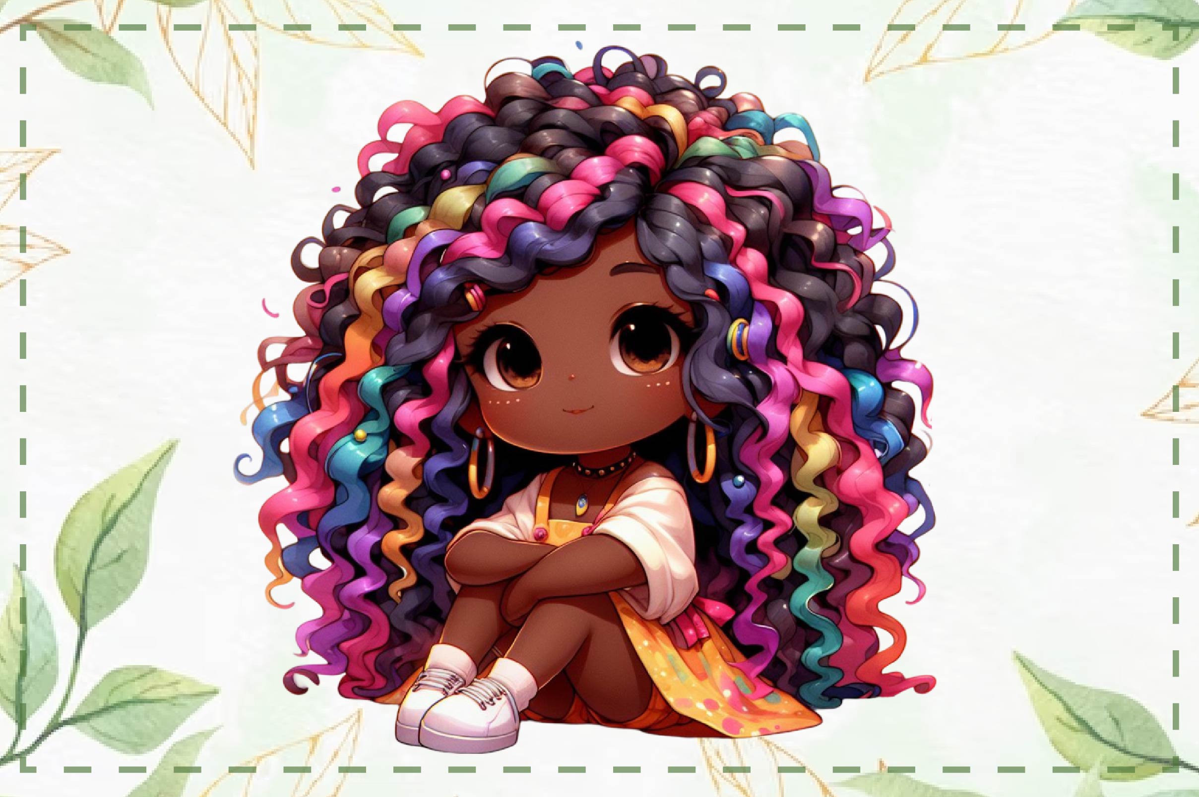 Baby Chibi Baby Girl Clipart Bundle 4 - CraftNest - Digital Crafting and Art