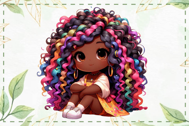 Baby Chibi Baby Girl Clipart Bundle 4 - CraftNest - Digital Crafting and Art