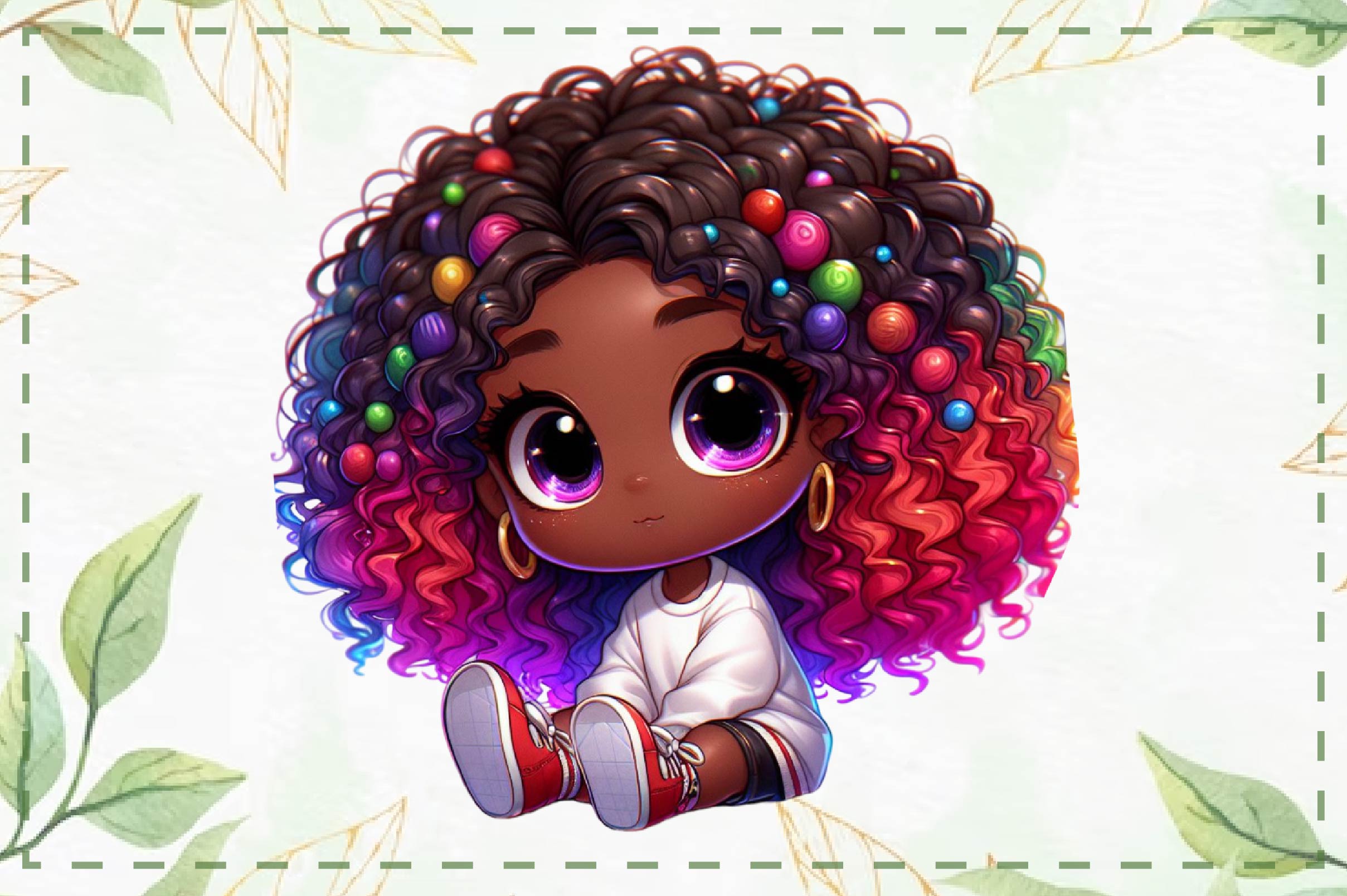 Baby Chibi Baby Girl Clipart Bundle 8 - CraftNest - Digital Crafting and Art