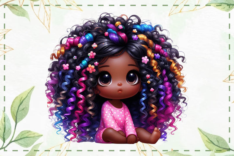 Baby Chibi Baby Girl Clipart Bundle 3 - CraftNest - Digital Crafting and Art