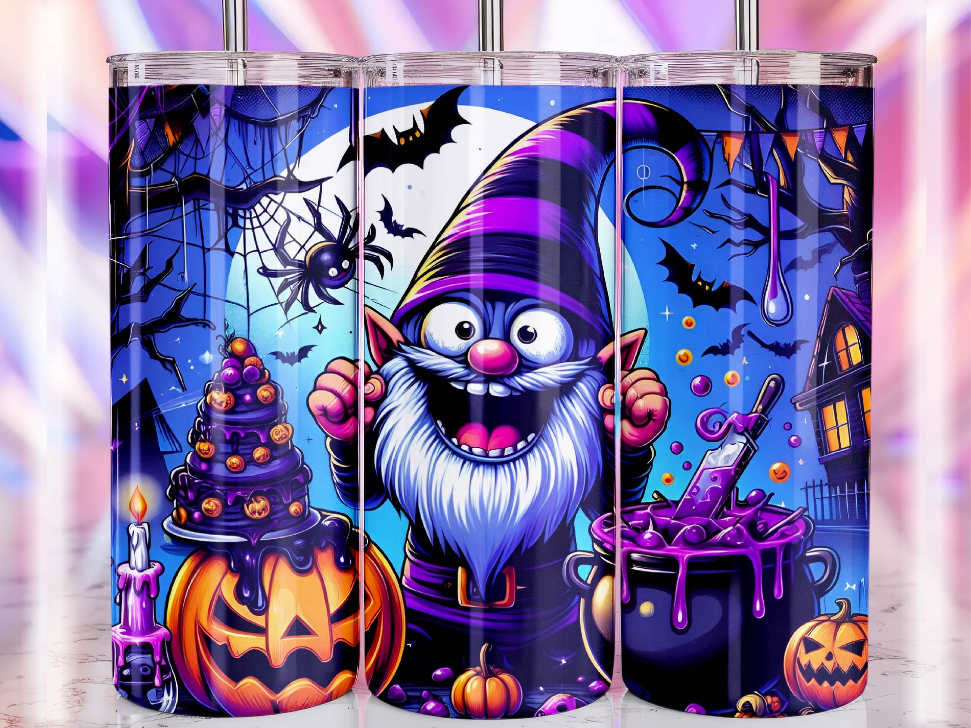 Halloween Gnome Tumbler Bundle 3 - CraftNest - Digital Crafting and Art