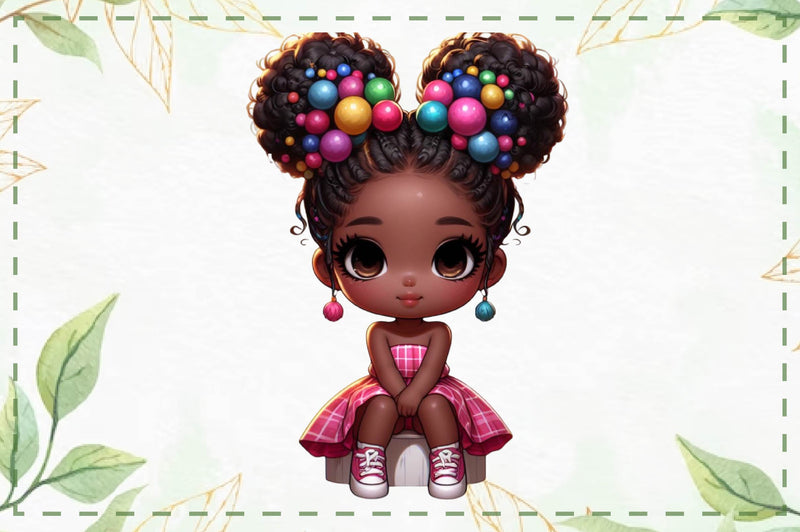 Baby Chibi Baby Girl Clipart Bundle 2 - CraftNest - Digital Crafting and Art