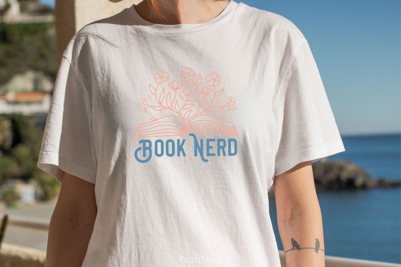 Book Nerd SVG Bundle - CraftNest - Digital Crafting and Art