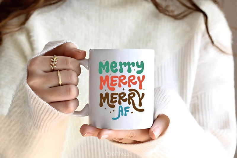 Merry AF Clipart Bundle - CraftNest - Digital Crafting and Art