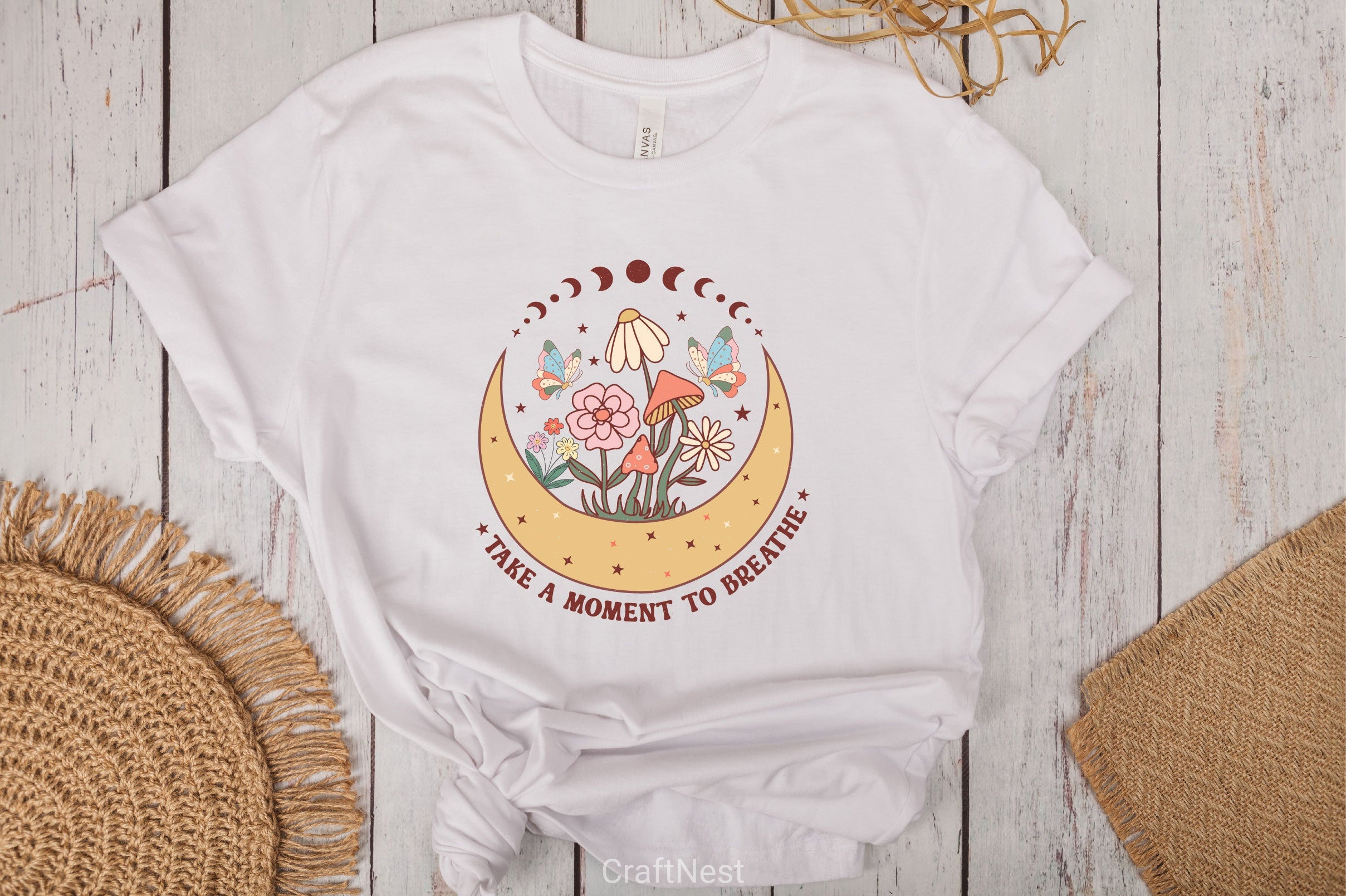 Take A Moment To Breathe SVG Bundle - CraftNest - Digital Crafting and Art