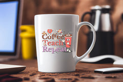 Coffee Teach Repeat Clipart Bundle - CraftNest - Digital Crafting and Art