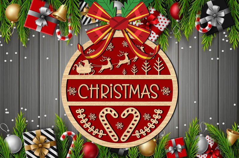 Christmas Ornament Cuttable Design Clipart Bundle 5 - CraftNest - Digital Crafting and Art