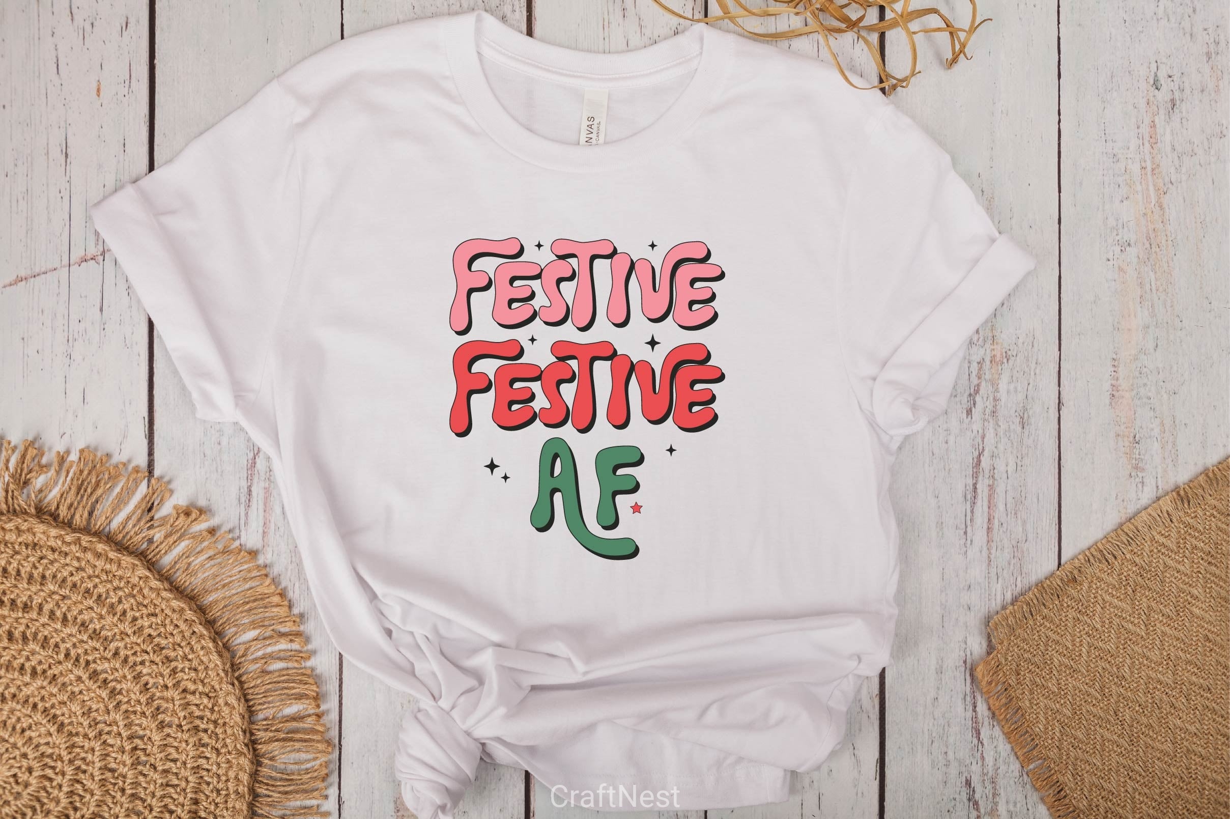 Festive AF Clipart Bundle - CraftNest - Digital Crafting and Art