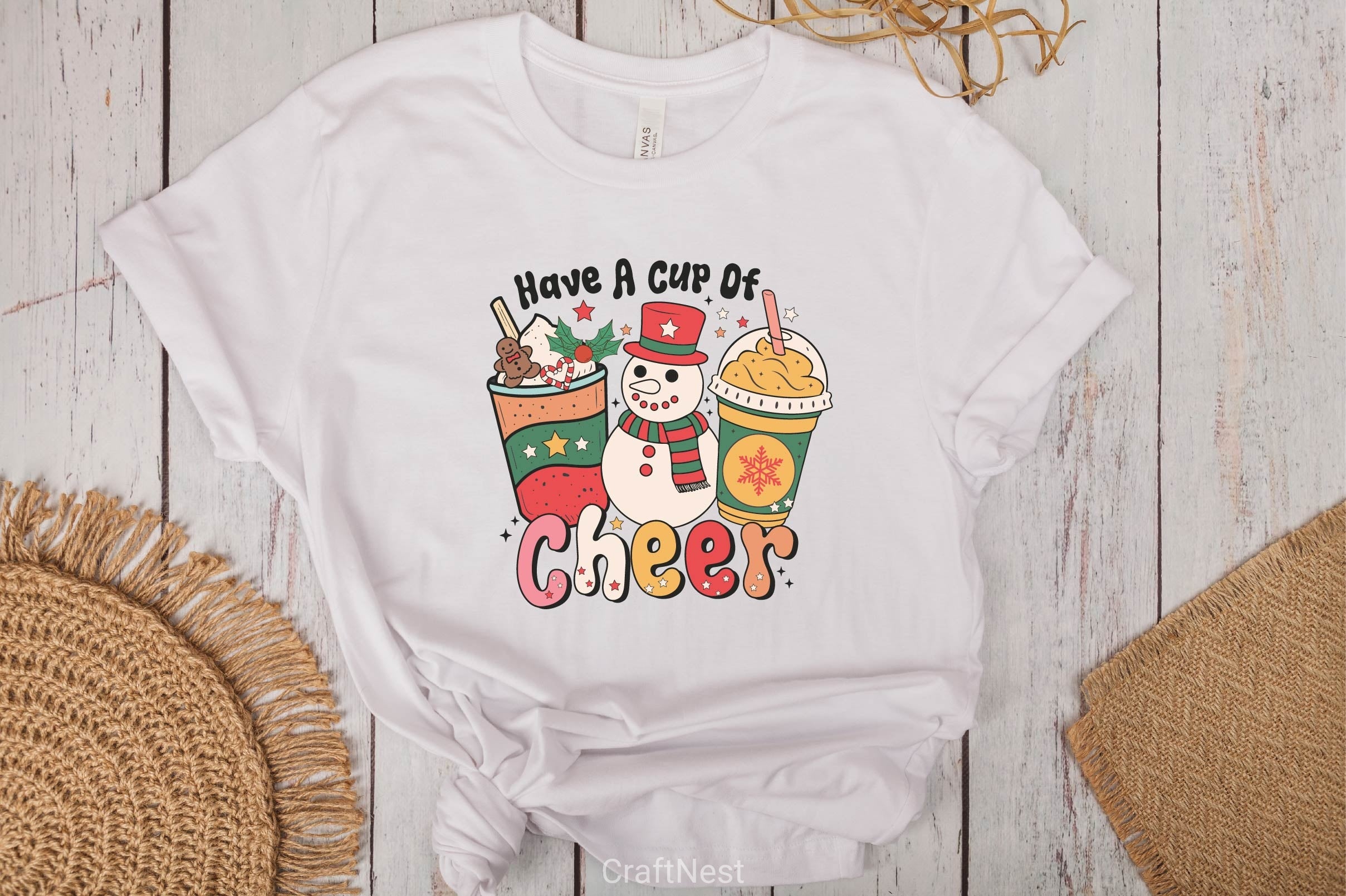 Have A Cup Of Cheer Clipart Bundle - CraftNest - Digital Crafting and Art