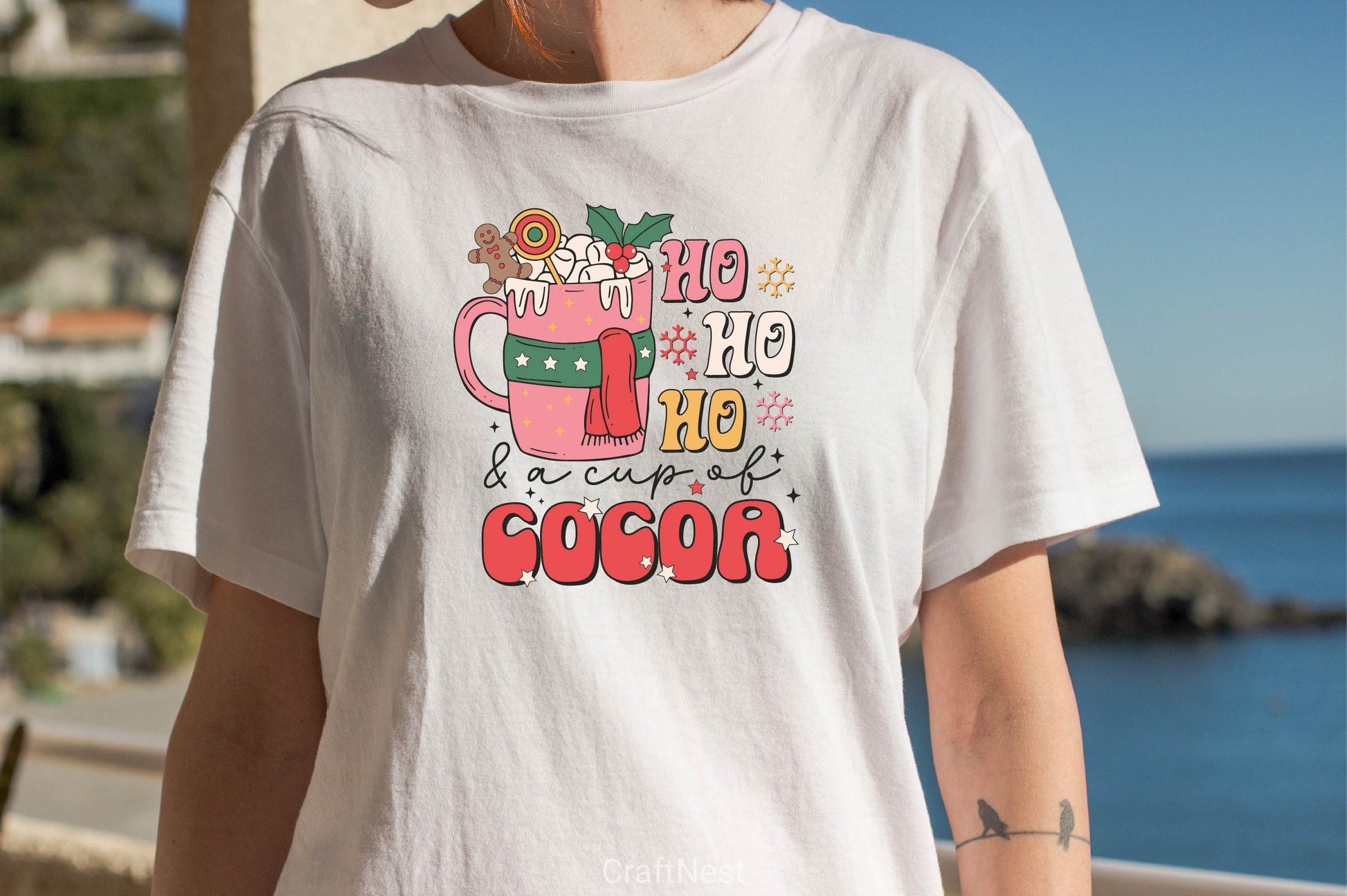 Ho Ho Ho A Cup Of Cocoa Clipart Bundle - CraftNest - Digital Crafting and Art