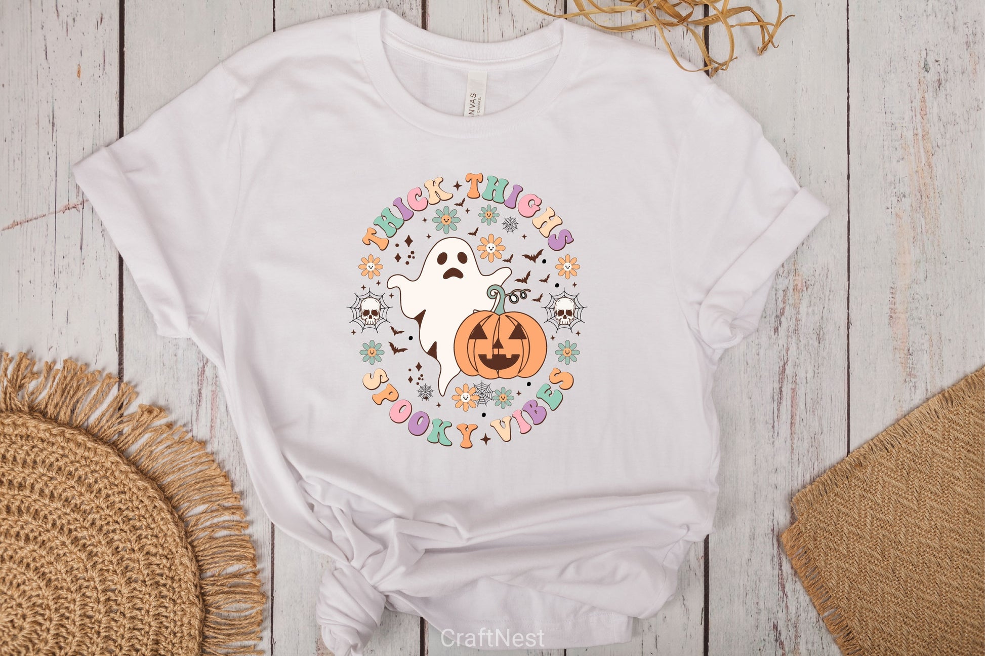 Thick Thighs Spooky Vibes Clipart Bundle - CraftNest - Digital Crafting and Art