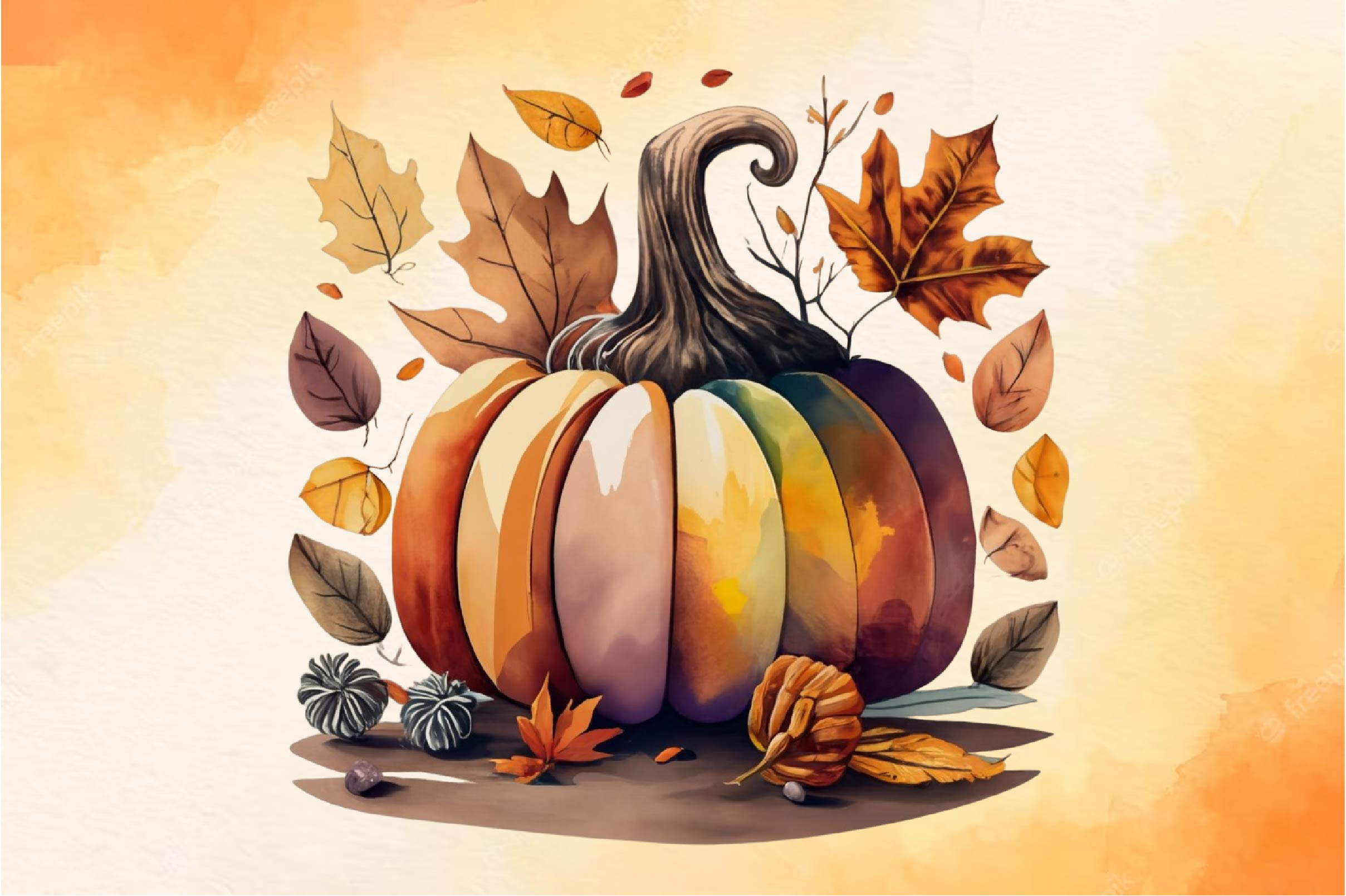 Fall Autumn Flowers Clipart Bundle - CraftNest - Digital Crafting and Art