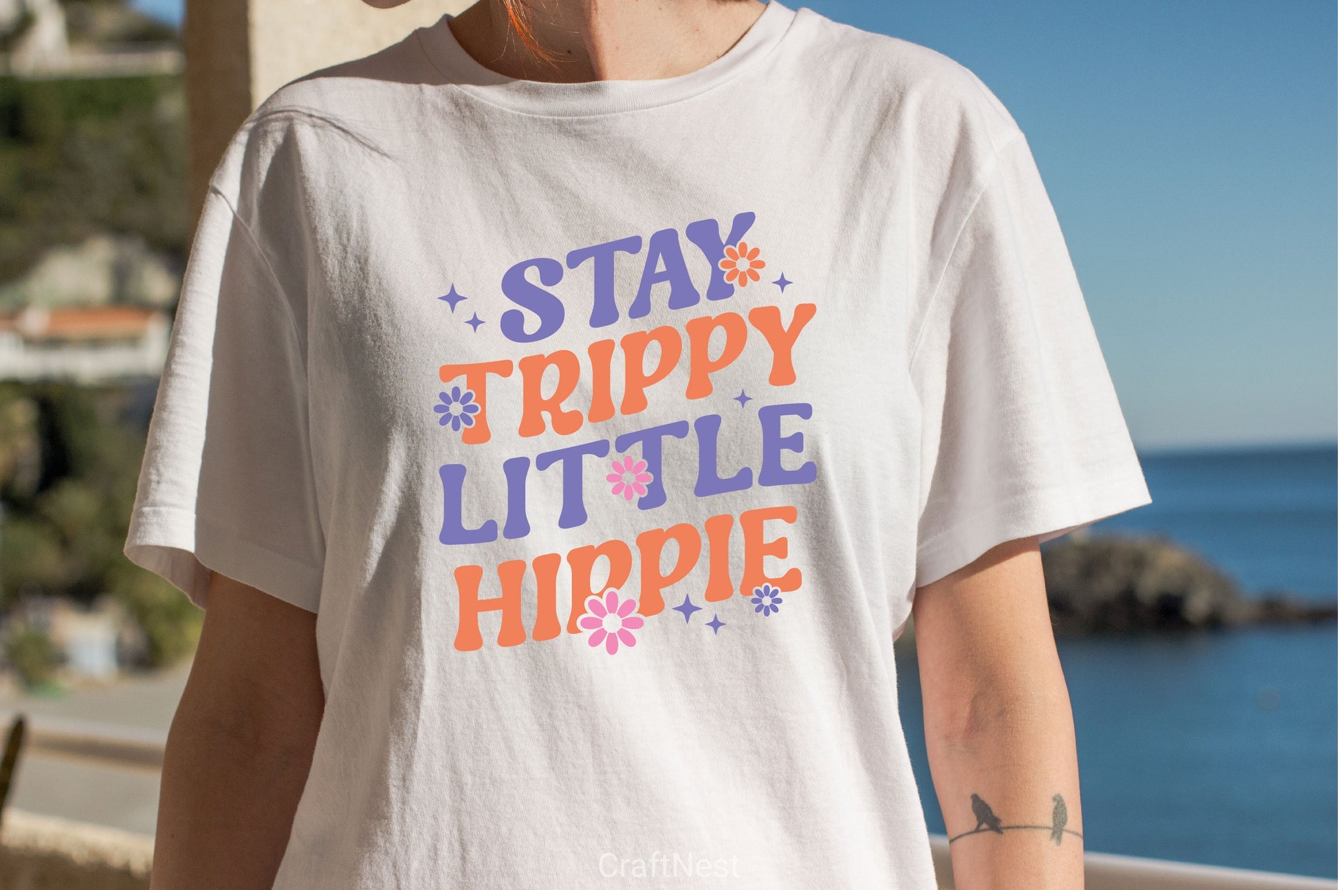 Stay Trippy Little Hippie SVG Bundle - CraftNest - Digital Crafting and Art