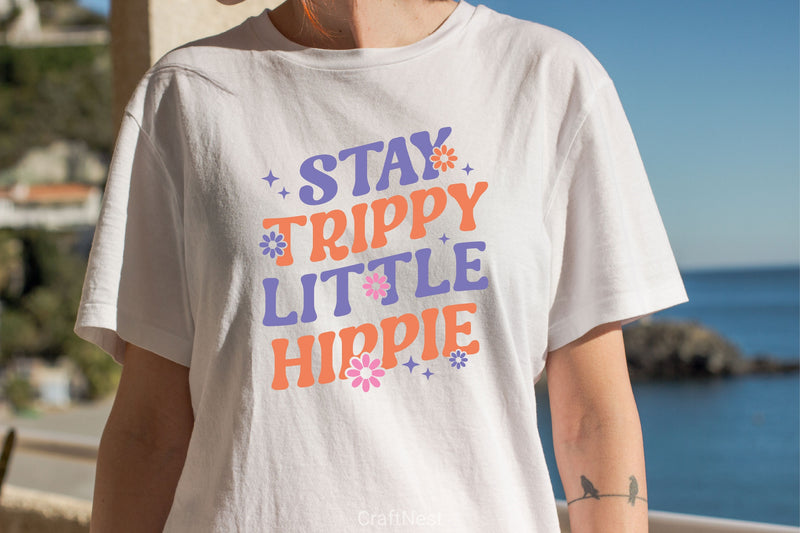 Stay Trippy Little Hippie SVG Bundle - CraftNest - Digital Crafting and Art