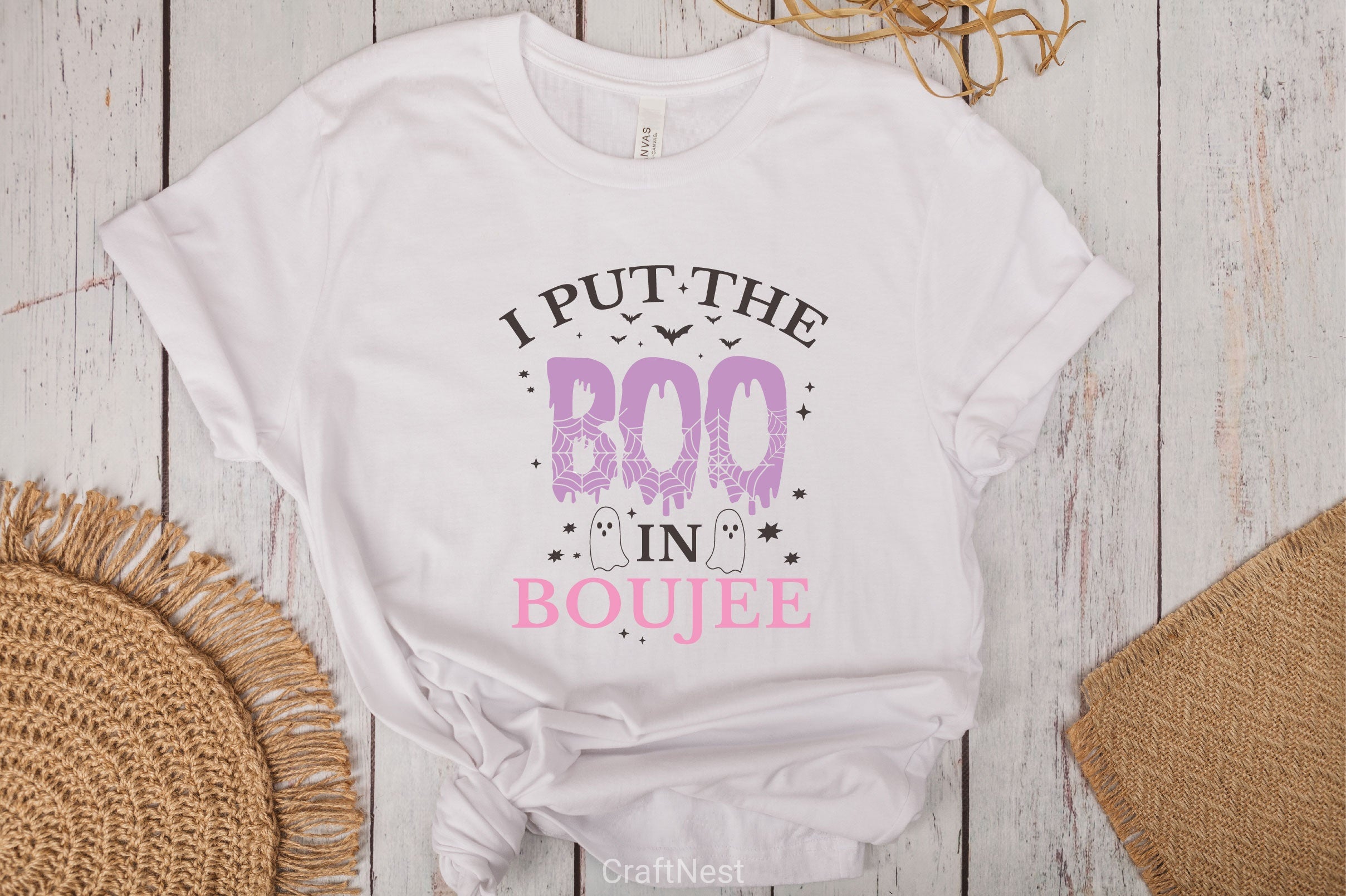 I Put The Boo In Boujee SVG Bundle - CraftNest - Digital Crafting and Art