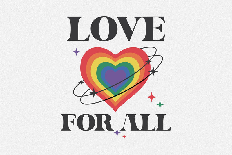 Love For All SVG Bundle - CraftNest - Digital Crafting and Art