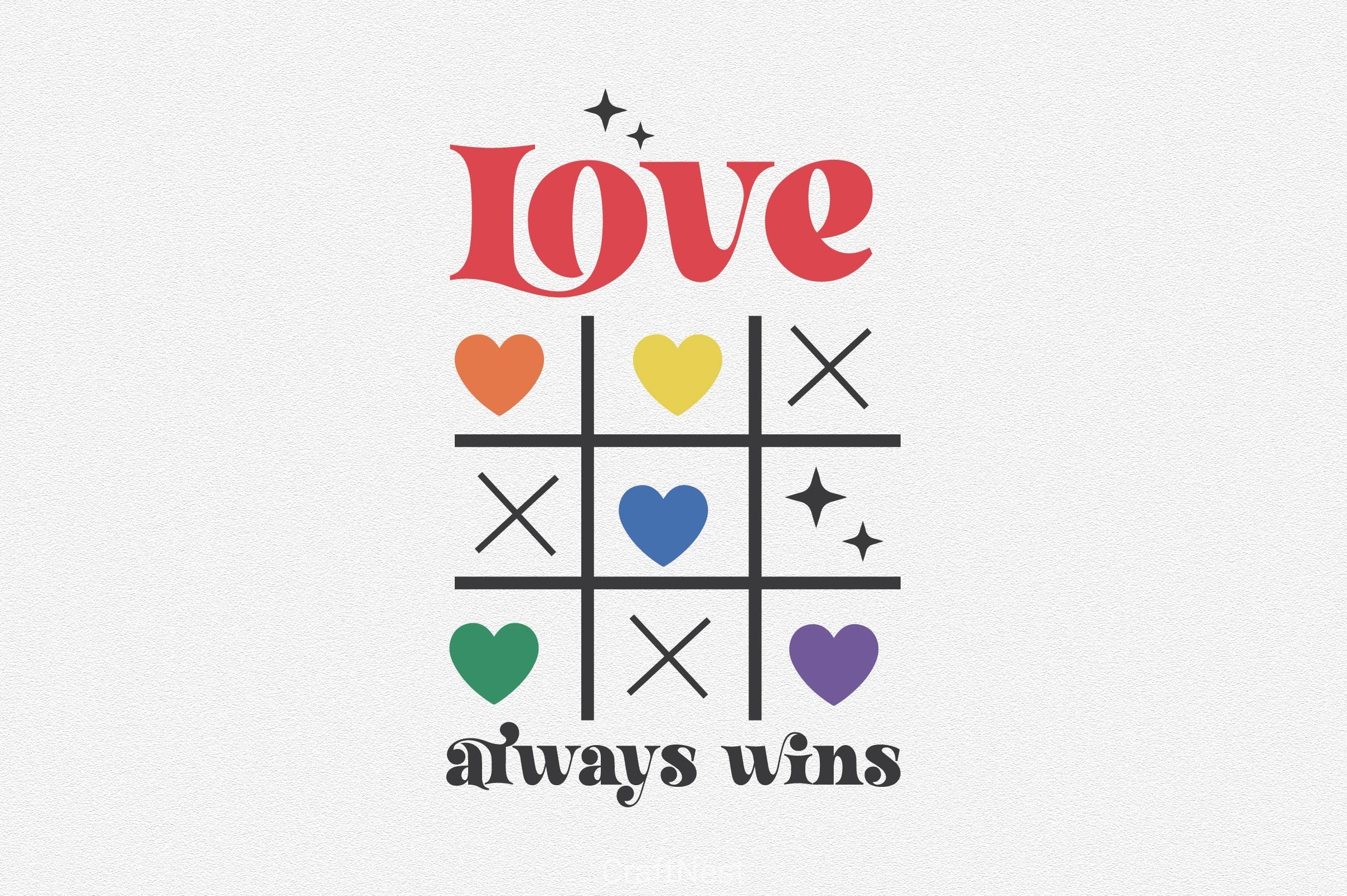 Love Always Wins SVG Bundle - CraftNest - Digital Crafting and Art