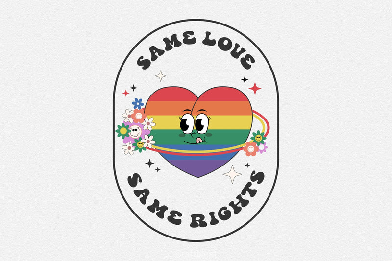 Same Love Same Rights SVG Bundle - CraftNest - Digital Crafting and Art