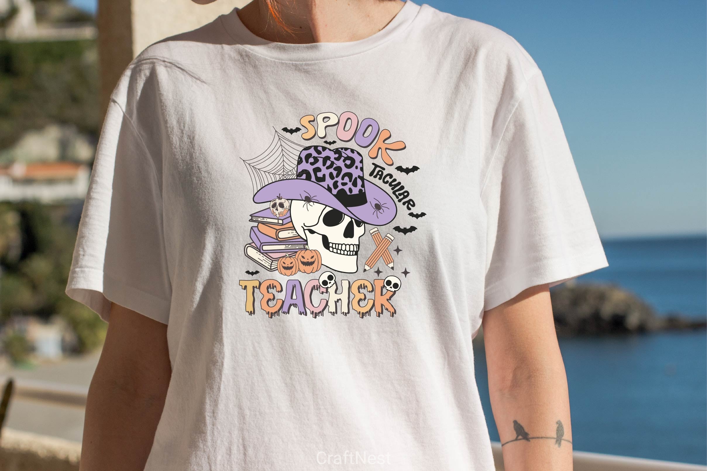 Spooktacular Teacher Clipart Bundle - CraftNest - Digital Crafting and Art