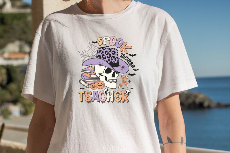 Spooktacular Teacher Clipart Bundle - CraftNest - Digital Crafting and Art