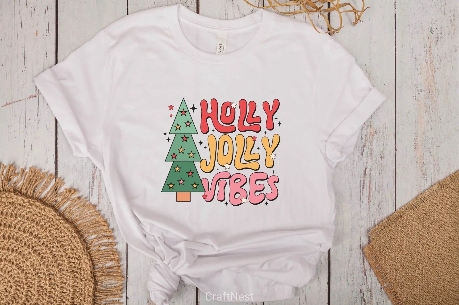 Holly Jolly Vibes Clipart Bundle - CraftNest - Digital Crafting and Art