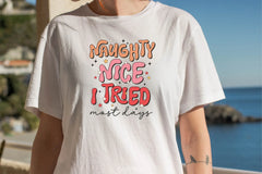 Naughty Nice I Tried Most Days Clipart Bundle - CraftNest - Digital Crafting and Art