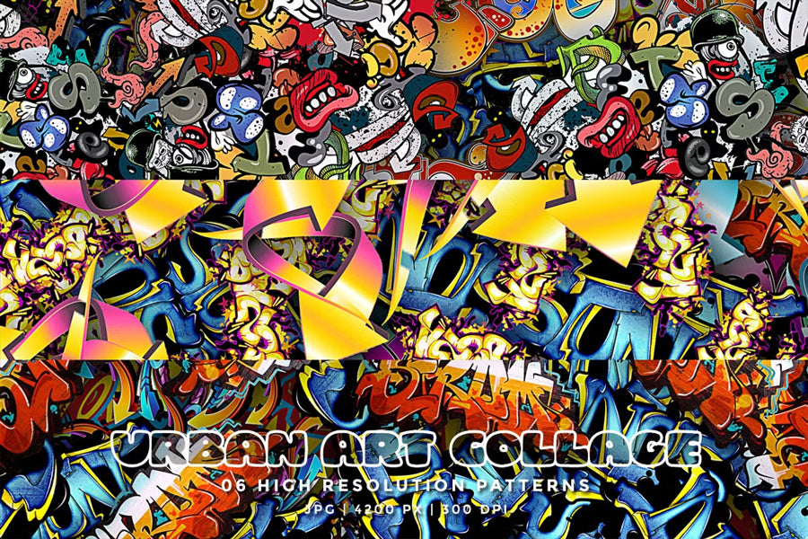 Urban Art Collage - Funky & Groovy