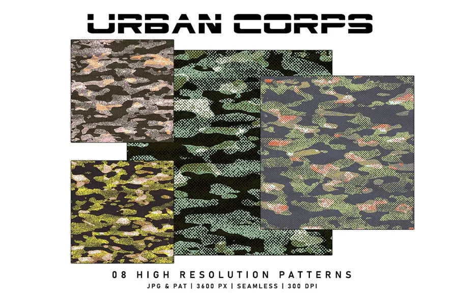 Urban Corps - Camouflage - CraftNest - Digital Crafting and Art
