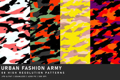 Urban Fashion Army - Camouflage - CraftNest - Digital Crafting and Art