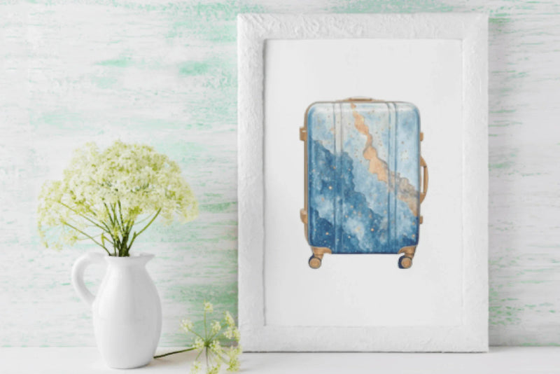 Vacation Luggage Clipart Bundle - CraftNest - Digital Crafting and Art