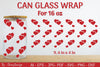 Valentine Can Glass 16 OZ SVG Bundle
