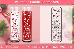 Valentine Candle Gnome SVG Bundle - CraftNest - Digital Crafting and Art