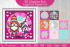 Valentine Gnome Shadow Box SVG Bundle