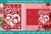 Valentine Greeting Card Papercut SVG Bundle